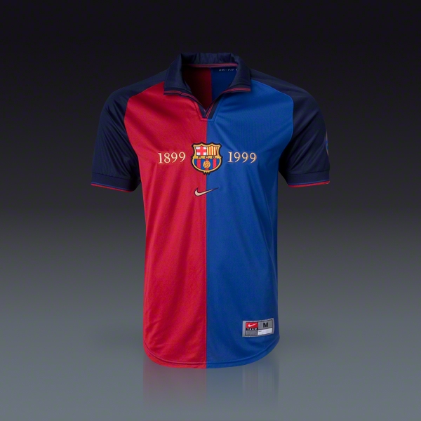 barcelona 100 years jersey
